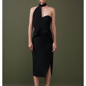 Keepsake Black Midi Dress